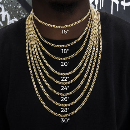 Diamond Tennis Chain in White Gold- 3mm